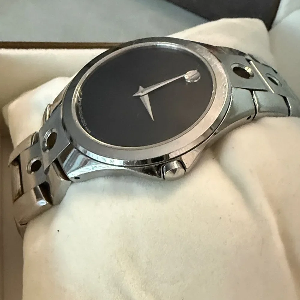Men's Valeto Museum Stainless Steel Black dial quartz watch